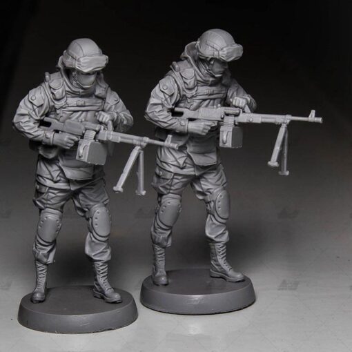 us soldier 4 models 3D print model - Mito3D