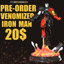 venom iron man 3d print model - Mito3D