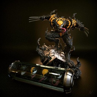 zehirlenmiş Wolverine hünerli model stl ev hayret 3d print model - Mito3D