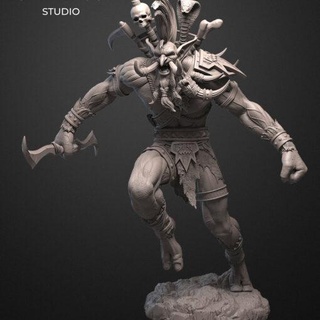voljin war3 fähig Modell stl Zuhause Haus Spiele Welt Warcraft 3d print model - Mito3D