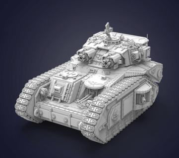 vulcan tanque capaz modelo stl casa 3d impressão 3d print model - Mito3D