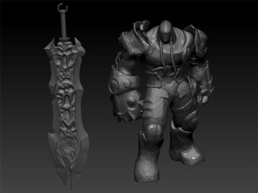 guerre darksiders ed modèle stl accueil maison 3d impression 3D print model - Mito3D