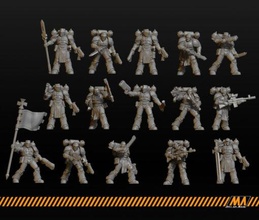 Warhammer tapınakçılar 3d print model - Mito3D