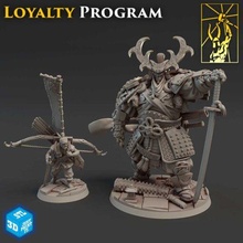 warrior able model stl home miniatures titan forge 3d print model - Mito3D