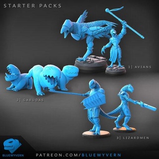 Bienvenue pack bluewyvern Accueil maison miniatures 3d print model - Mito3D