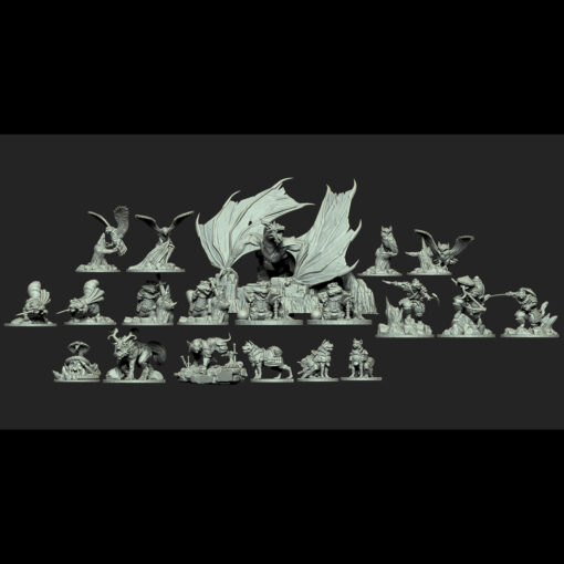 welcome pack dusk realm home miniatures 3D print model - Mito3D