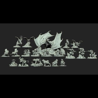 welcome pack dusk realm home miniatures dusk realm  3d print model - Mito3D
