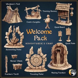 welcome pack world forge miniatures home 3d print model - Mito3D