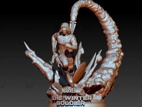 winter soldier ing model stl home 3d print 3d print model - Mito3D