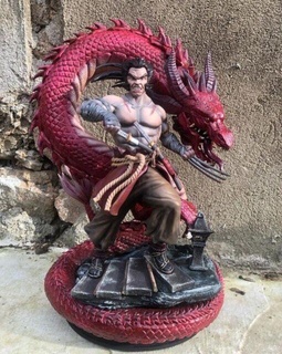 wolverine dragon ing model stl marvel x-men 3d print model - Mito3D