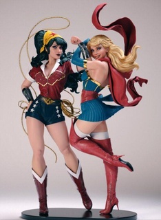 wonder woman superman girl ing model stl home dc comics 3d print model - Mito3D
