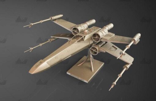 xwing caza estelar ed modelo stl hogar casa películas estrella guerras 3D print model - Mito3D