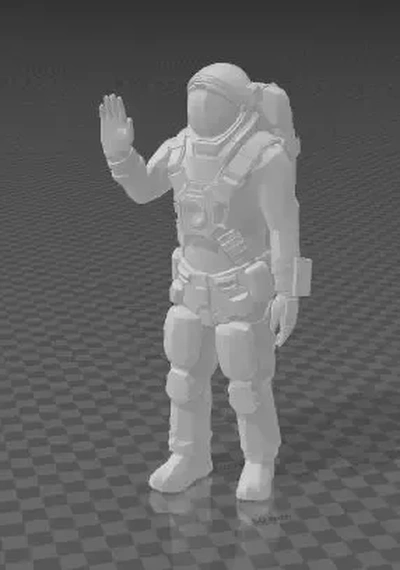 - martian man 3d models download creality cloud 3d print model - Mito3D