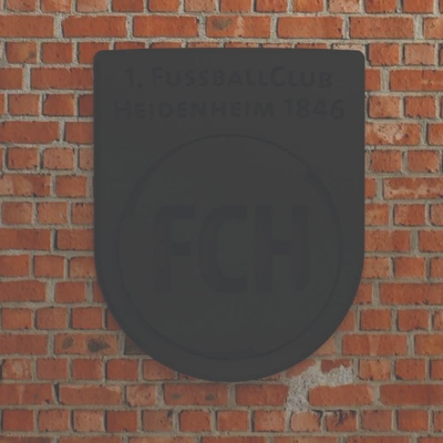 1 fc heidenheim logo 3d modeller indir creality bulut 3d print model - Mito3D