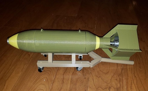 100lb aéreo bombear 3d print model - Mito3D