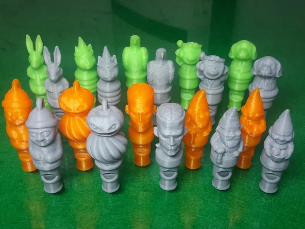 10 personaje silbidos 3D print model - Mito3D