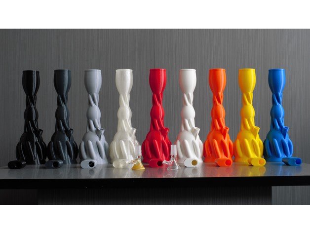 10 polegada bongo 3D print model - Mito3D