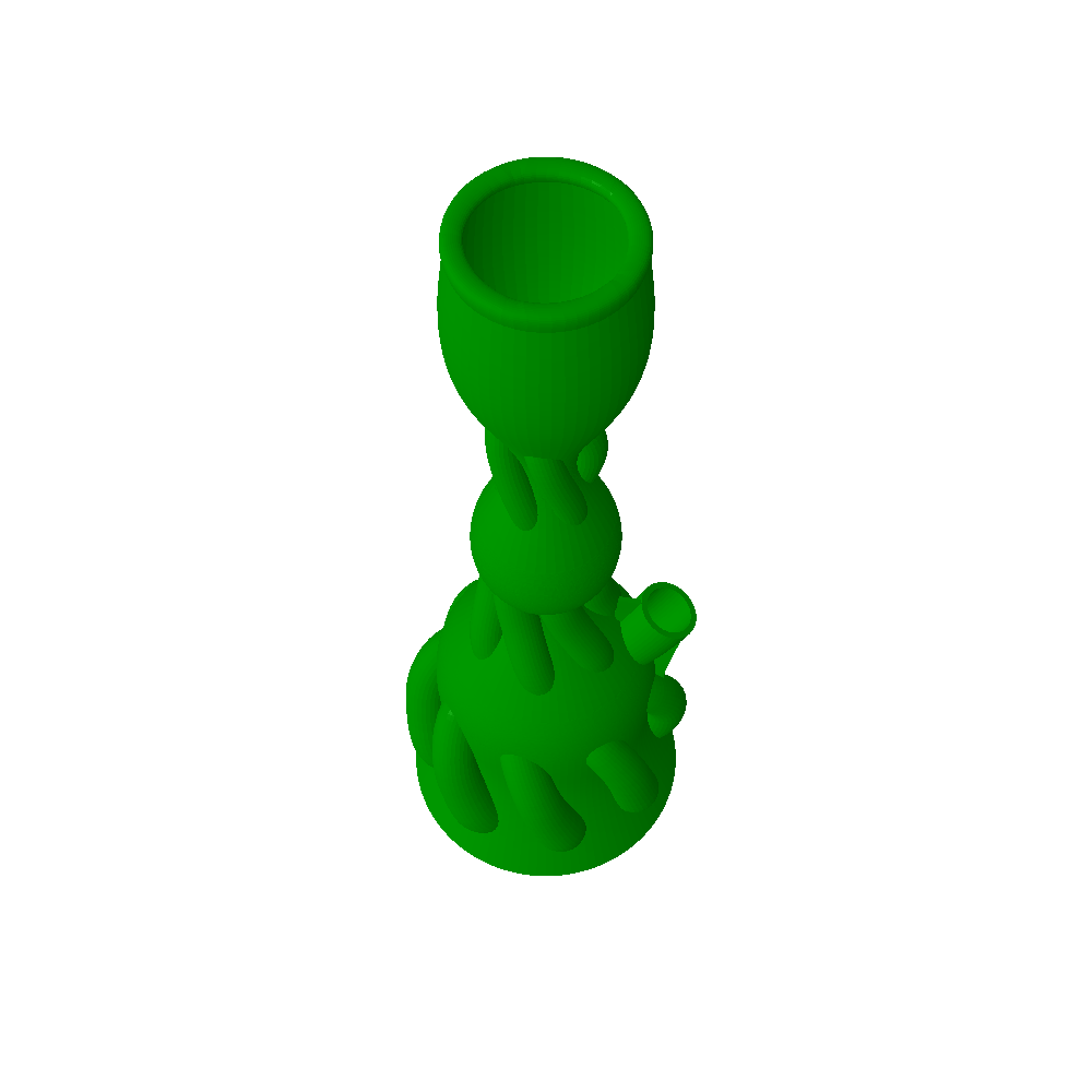 10 pollice bong domestico 3D print model - Mito3D