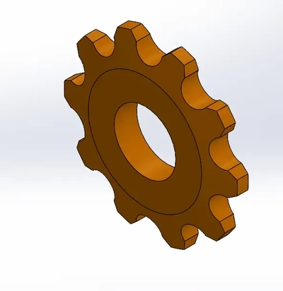 10 tooth sprocket 3d models download creality cloud 3d print model - Mito3D