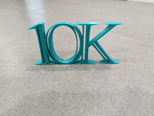 10k corredores placa 3d modelos descargar crealidad nube 3d print model - Mito3D