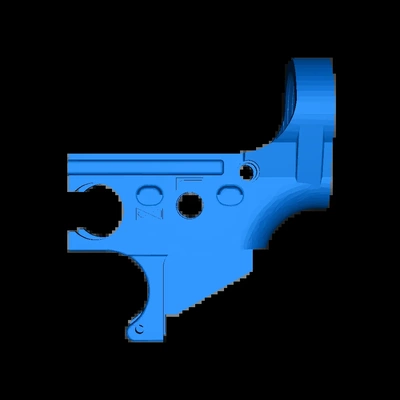 152 ar 15 arrière soutenir 3d modèles télécharger créalité nuage 3d print model - Mito3D