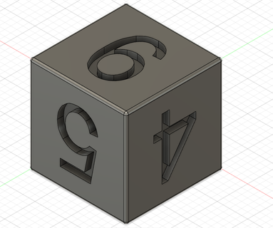 16 mm 6 sided die Others 3d print model - Mito3D