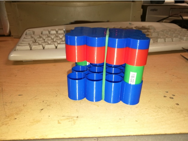 18650 batería soporte 3D print model - Mito3D