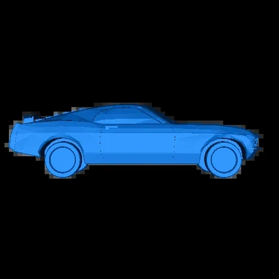 1970 ford mustang 3d modelle download realität wolke 3d print model - Mito3D