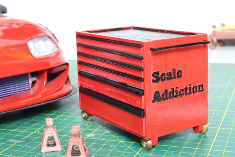 1 10 échelle garage outil boîte 3d print model - Mito3D
