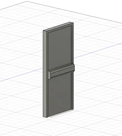 1 18 porte acceso f puerta 3d modelos descargar crealidad nube 3d print model - Mito3D