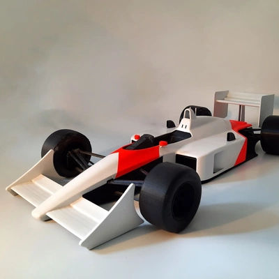 1 8 scale 1988 formula racer - fully printable internal 3d models download creality cloud racing & roadsters 3d print model - Mito3D