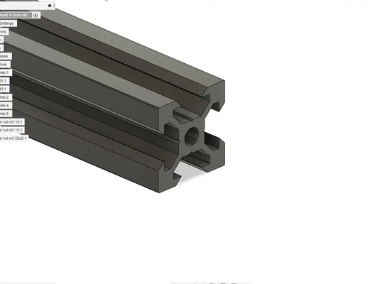 2020 v-slot aluminium profile 3d models download creality cloud printer parts & accessories 3d print model - Mito3D