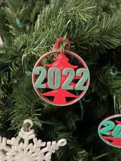 2022 natal enfeite 3d modelos baixar crialidade nuvem 3d print model - Mito3D