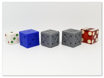 20 mm calibración cubo juguete ladrillos 3d print model - Mito3D