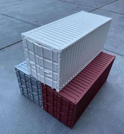 20ft shipping container 3d models download creality cloud 3d print model - Mito3D