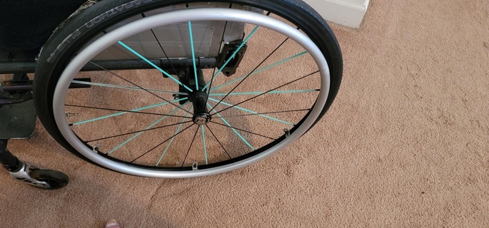 25 silla ruedas habló cubierta carcasa funda 3d print model - Mito3D