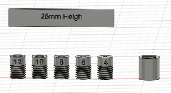 25mm Bohrstopp Maschinen Ausrüstung 3d print model - Mito3D