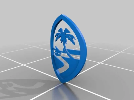 2 incurvé guam joint 3d modèles télécharger créalité nuage 3d print model - Mito3D