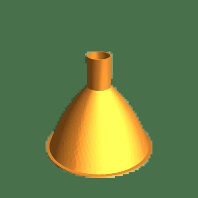 35 inch funnel 3d models download creality cloud 3d print model - Mito3D