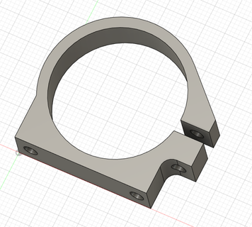 32 mm bore clamping mount 3d models download creality cloud Machinery & Equipment 3d print model - Mito3D