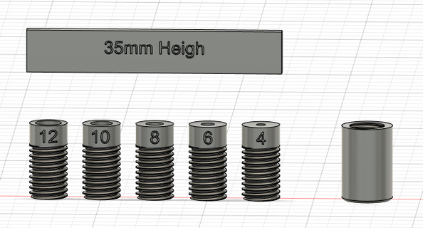 35mm Bohrstopp Maschinen Ausrüstung 3d print model - Mito3D