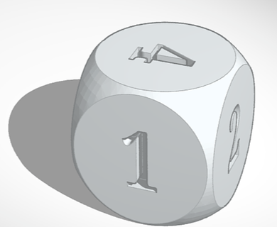 3d printed dice Toys & Games 3d print model - Mito3D