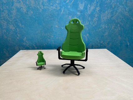 3d gedruckt Mini Gaming Stuhl Zuhause Haus Dekor 3d print model - Mito3D