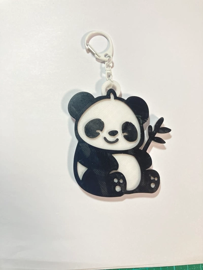 3d printed panda keychains models download creality cloud 3d print model - Mito3D