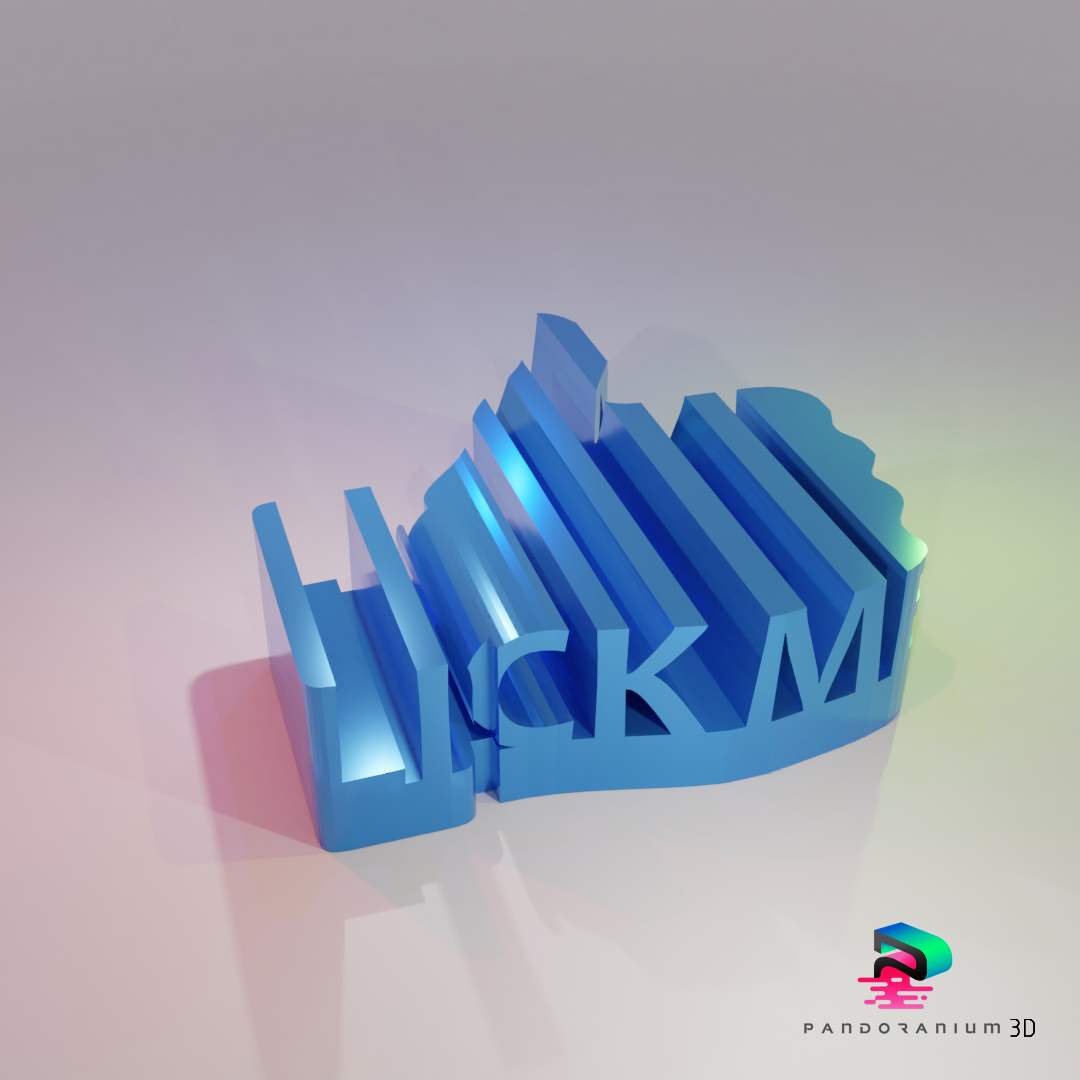 3d word shape - lick Others 3D print model - Mito3D