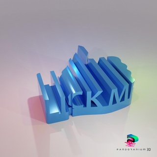3d word shape - lick Others 3d print model - Mito3D