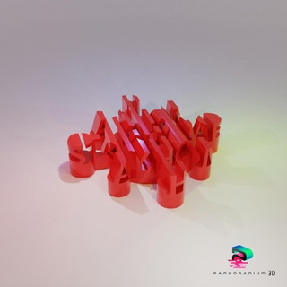3d word shape - stay Others 3d print model - Mito3D