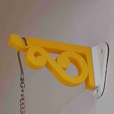 3dp cantilever wall hook 3d models download creality cloud 3d print model - Mito3D