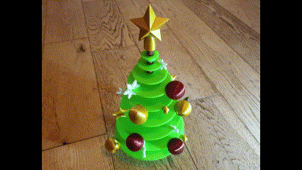 3dp Natale albero decorazioni facile Stampa opzioni casa arredamento 3d print model - Mito3D
