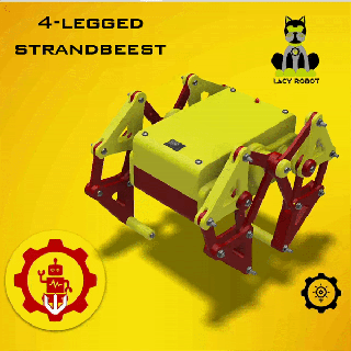 4 legged strandbeest 3d print model - Mito3D